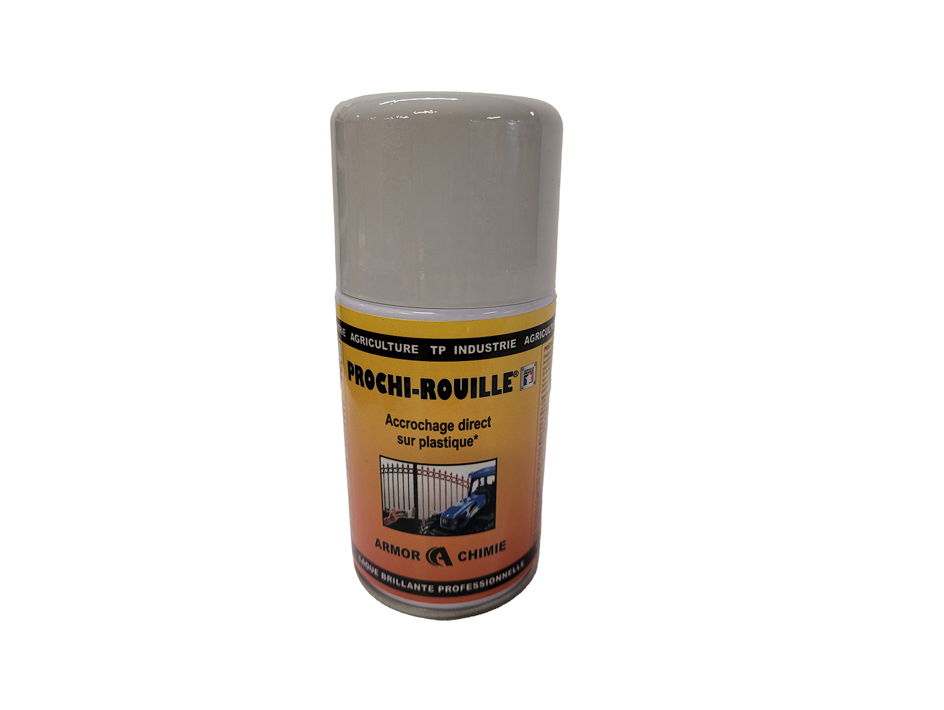Peinture antirouille aérosol PROCHIROUILLE Gris 7035 250ml